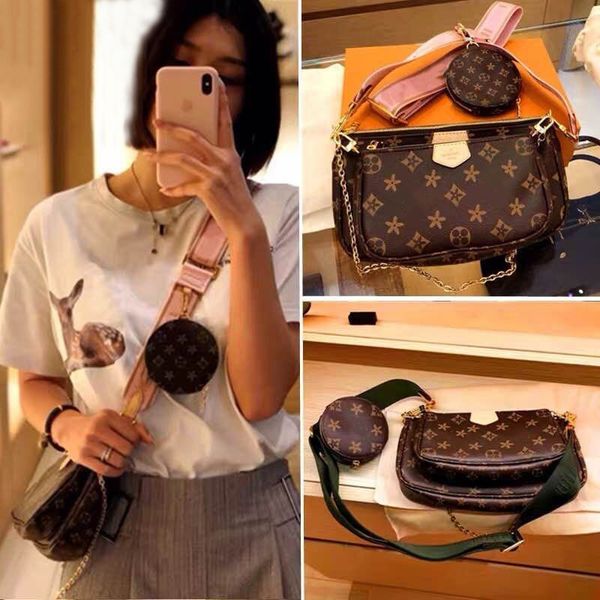 

fashion classic g wallet chain shoulder portable multifunctional handbag printinghigh-quality luxury designer three-piece messen designer ba