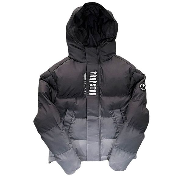 

mens winter jacket trapstar desigenr puffer jacket trapstar coats windbreaker thick warm male parkas, Black