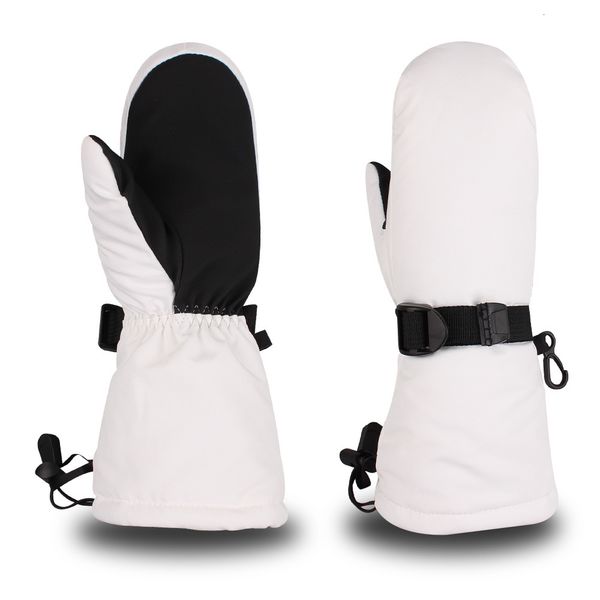 

children s mittens toddler baby waterproof snow gloves girls winter windproof thick warm ski for 2 6 years old 230802, White