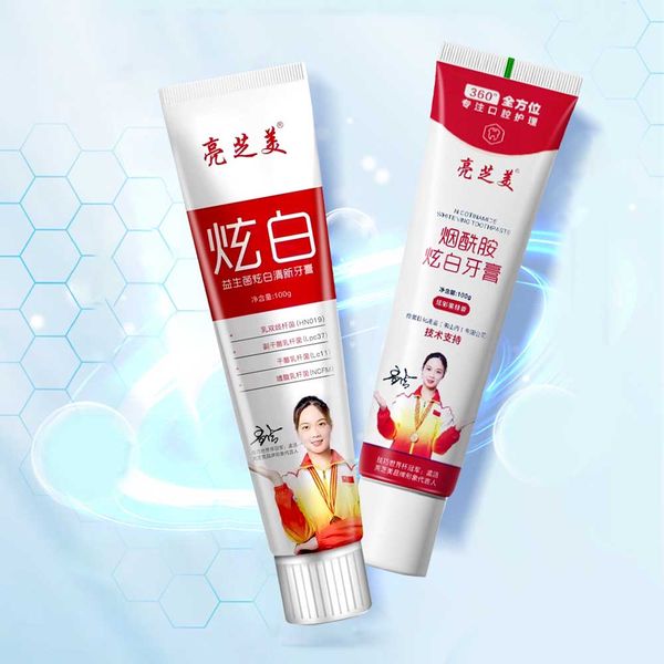 

professional whitening toothpaste for yellow teeth cleaning bacterial remove plaque stains oral odor fresh breath bright teeth toothpaste de