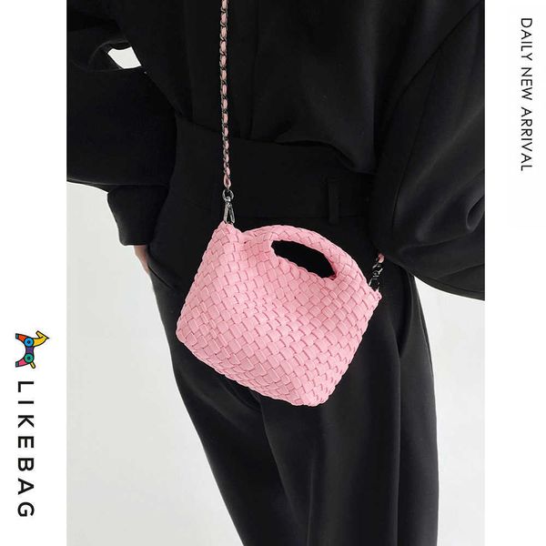 

abottegas vneta jodie mini teen intrecciato designer tote fashion hand woven vegetable basket bag small bucket bag women shoulder cross body