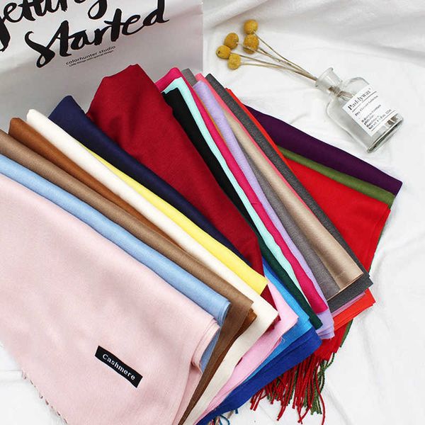 

kid cashmere scarf thick warm winter scarves femme pashmina kerchief stole neck long gentleman bussiness scarves, Red;brown