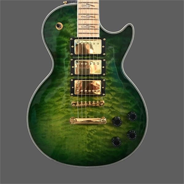 

lp electric guitar, new guitar, maple fingerboard, gold hardware. delivery