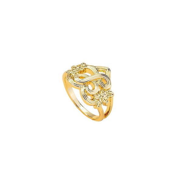 

hip hop initials heart adjustable ring for women fashion jewelry personalized letter rings valentines day gift, Silver