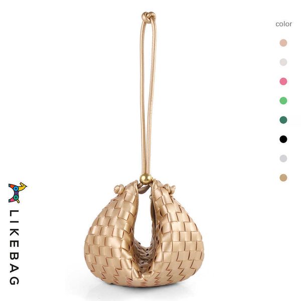 

abottegas vneta jodie mini teen intrecciato designer tote small golden ball woven women's bag design underarm bag one shoulder handheld