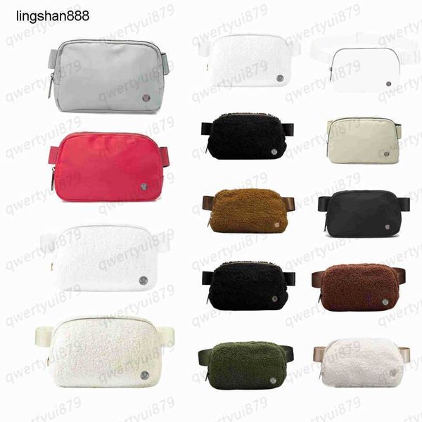 

evening bags waistpacks new yoga lulu everywhere chest belt bag fleece bag luxurys designers woman outdoor sport nylon waist crossbody fanny