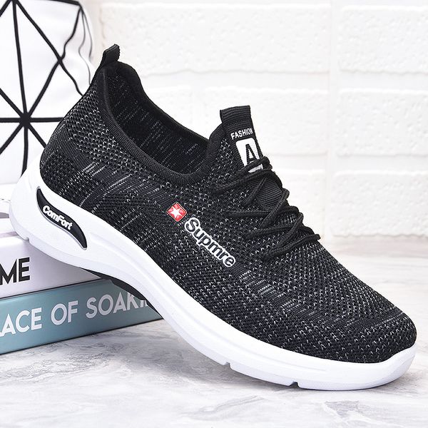 

new women designer canvas running shoes woman classic black red white and gray joker training shoe girls womens trainers leather platform sn