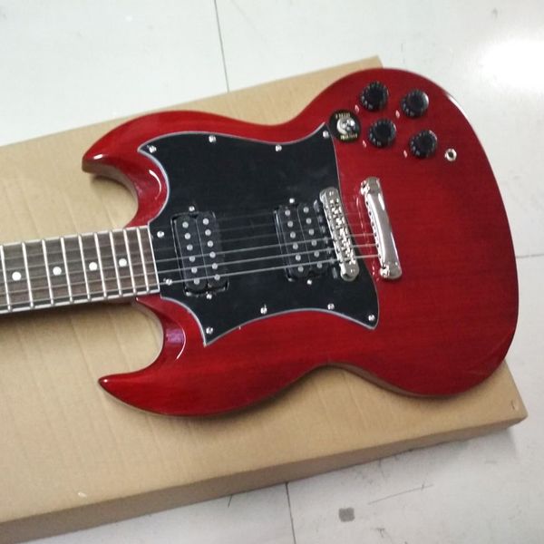 

1963 sg standard reissue red 6-string solid mahogany electric guitar