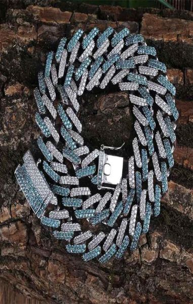 

hip hop necklaces jewelry for men women fashion grade quality platinum plated buban chains necklaces whole bling zircon chains ln11327852, Silver