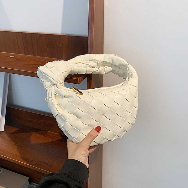 

abottegas vneta jodie mini teen intrecciato designer tote women's woven shoulder handbag spring and summer texture simple handbag