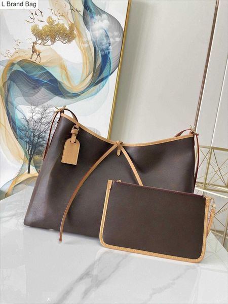 

2023 new 10a fashion carryall pm mm women's designer shoulder bag with detachable zipper bag canvas women's luxury handbag retro c, Black