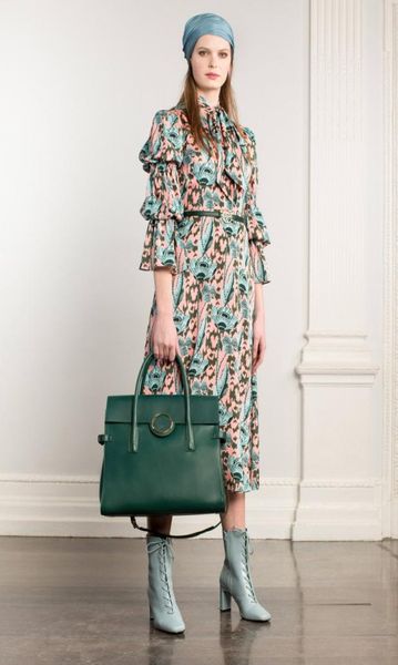 

2020 fashion columbus day holiday sale ins wholesale new belt neck long bell sleeves panelled print sashes dresses9203739, White;black