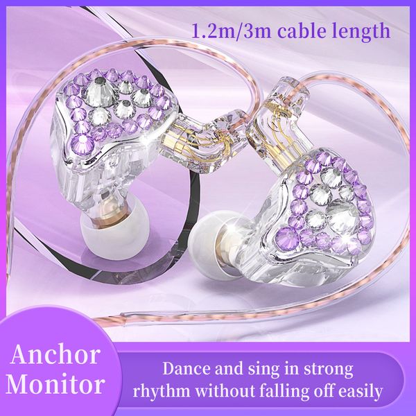 

q2pro wired earphone in-ear headphone 3.5mm noise reduction hifi sound mobile phone wired earbud headphone gaming wear earbuds
