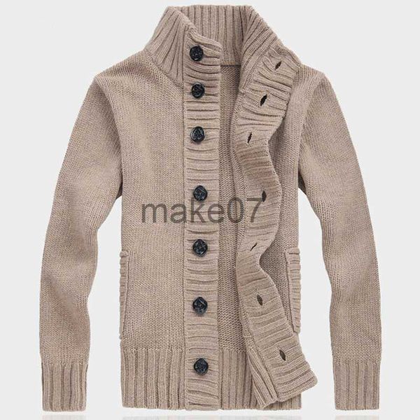 

men's sweaters men sweater new autumn front button cardigan stand collar sweaters for men coat winter warm knitwear clothing pull homme, White;black