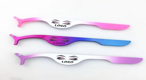 

rose gold tweezer fake eye lash applicator eyelash extension clip clamp for magnet eyelashes stainless steel makeup tool8582147