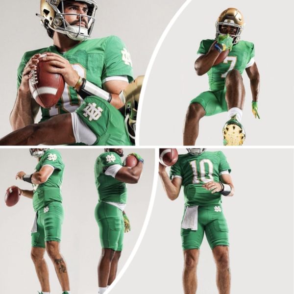 

ncaa football notre dame 24 jack kiser 76 joe alt 0 xavier watts 8 marist liufau 92 aidan keanaaina 41 donovan hinish 70 ashton craig 88 mit, Black;red