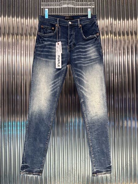 

men designer jeans purple jeans mens clothes classic fashion hip hop high street straight casual jean long pant men sweatpants, Blue
