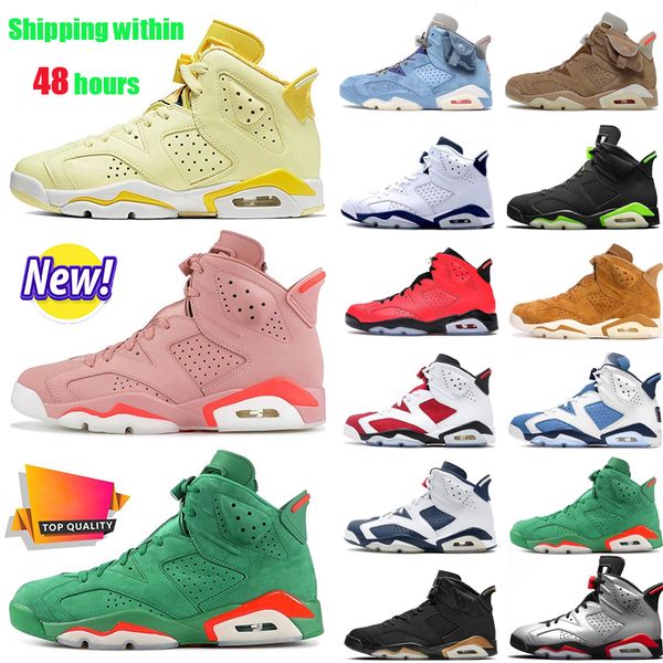 

jumpman 6 6s basketball shoes og 6s travis british khaki 6s unc black phantom blue pink silver yellow goldd brown green bronze white multi-c