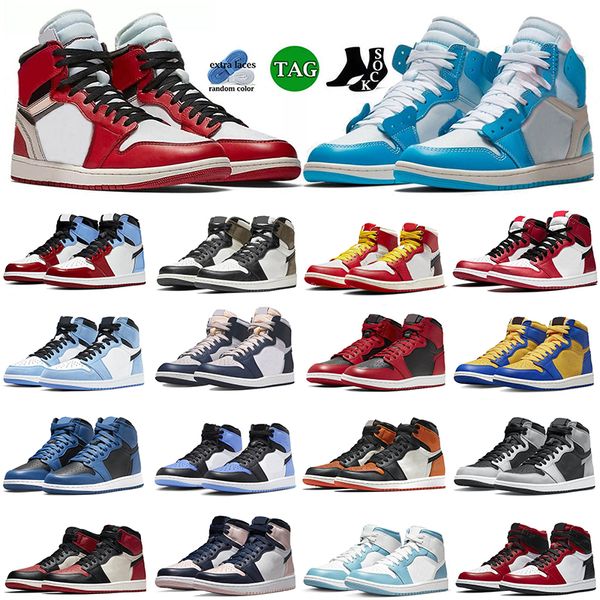 

jumpman 1 mens basketball shoes ow unc ow chicago mocha lost and found ts fragment varsity red volt gold twist space jam denim bred patent b