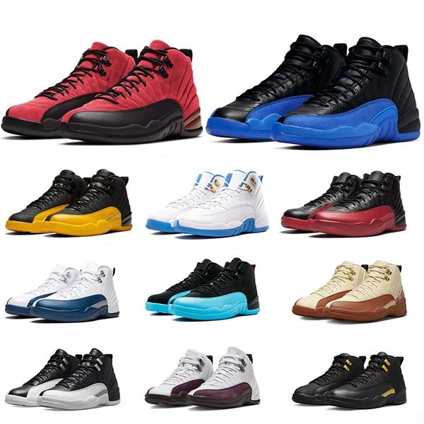 

mens womens flu game basketball shoes airjordon12 blacktaxi royalty french blue winterized hyper royal university blue eastside golf stealth