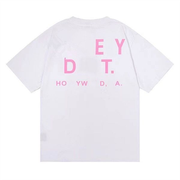 

luxury men's t-shirts summer vlone letter print embroidery t shirt loose casual short sleeve t-shirt for men and women printed letter r, White;black