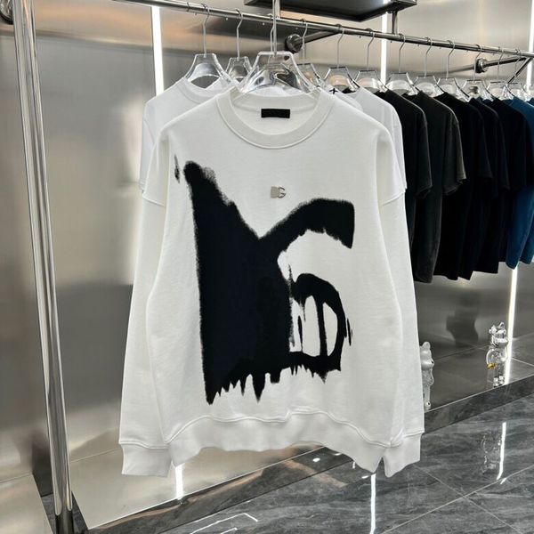 

men's plus size hoodies & sweatshirts fashion hoodie men's and women's sweater wool roll fabric student activism sewing line, Black;brown