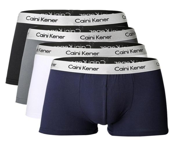 

underpants 4pcs men boxers man short breathable flexible comfortable shorts lovely solid panties 2208261562458, Black;white
