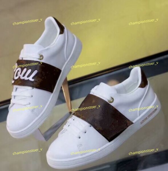 

travel leather casual shoes women lace-up sneaker 100% cowhide fashion lady flat designer running trainers letters woman shoe platform men g, Black