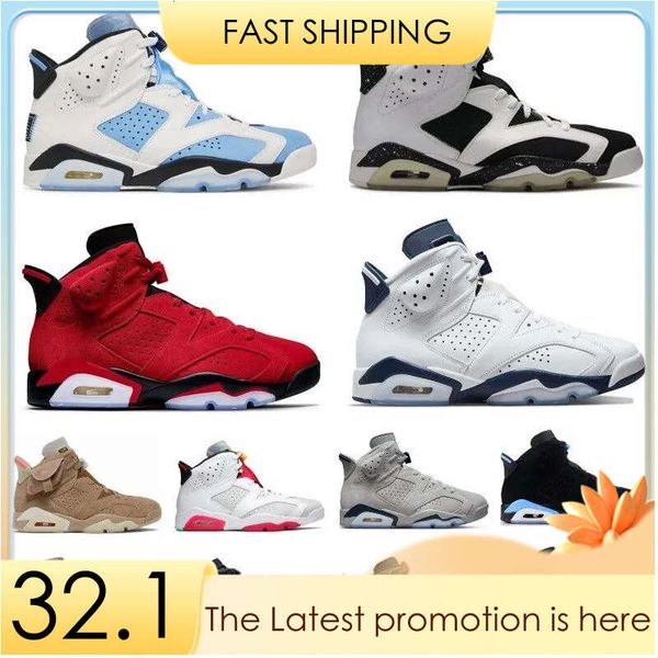 

6 6s jumpman men basketball shoes midnight navy georgetown maroon british khaki black infrared unc white red oreo electric green