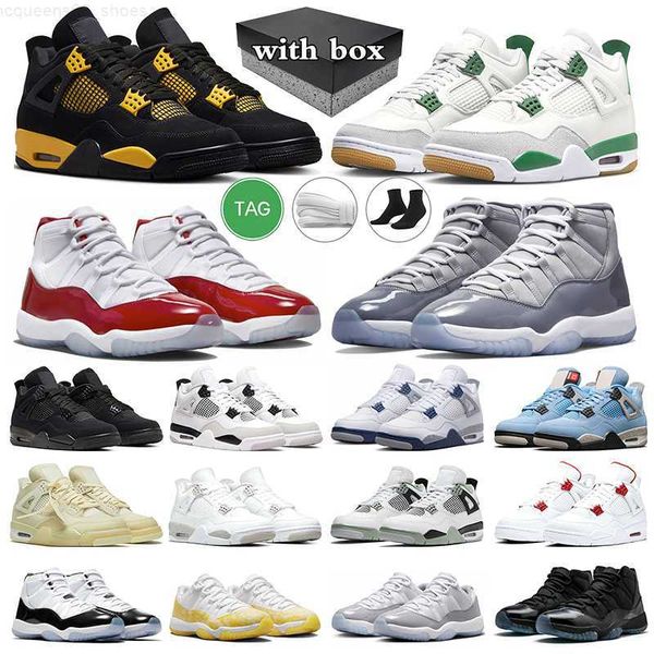

og jumpman 4 military black cat 4s basketball shoes cherry 11s pine green cool grey 11 yellow snakeskin gamma blue mens trainers women sneak