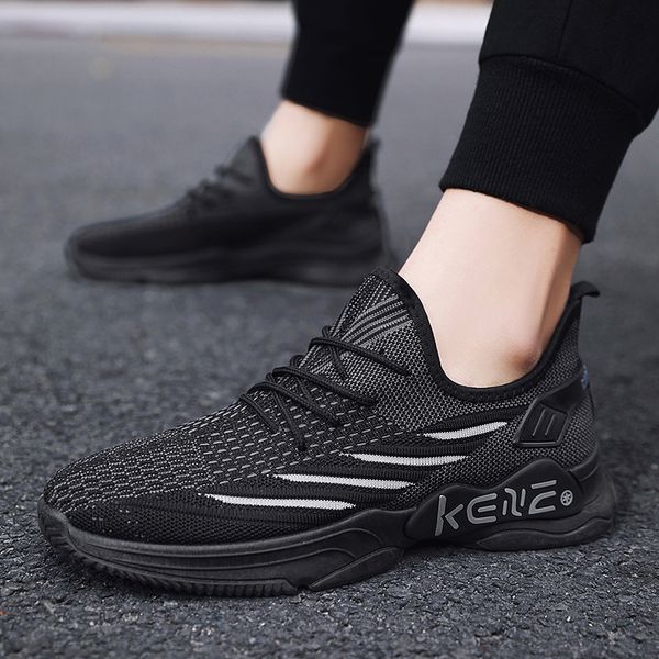 

mens casual shoes designer sneaker platform fashion men loafers black grey orange green leather lace-up outdoor jogging trainers size eur 39