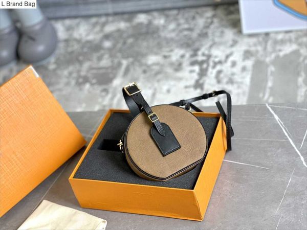 

2023 new 10a 2023mini petite boite chapeau designer shoulder bag women handbag fashion woman cross body bags genuine leather luxury crossbod, Black