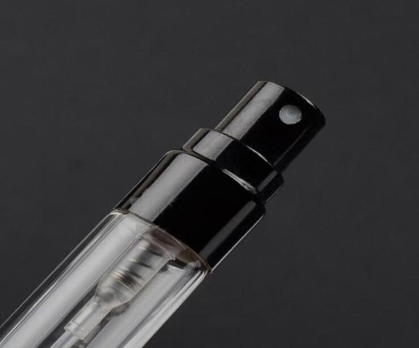 

whole 5ml transparent mini spray perfume bottle empty refillable perfume atomizer sample glass vial by dhl2408085