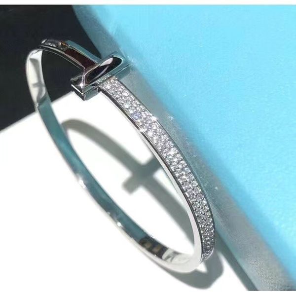 

lady fashion new diamond sterling 925 silver women's bracelet fashion jewelry bracelet accessories