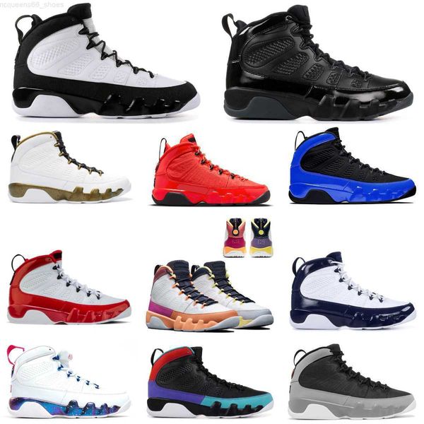 

jumpman 9 ix 9s men women basketball shoes bred university gold blue gym chile red unc cool particle grey racer statue anthracite sport snea, Black