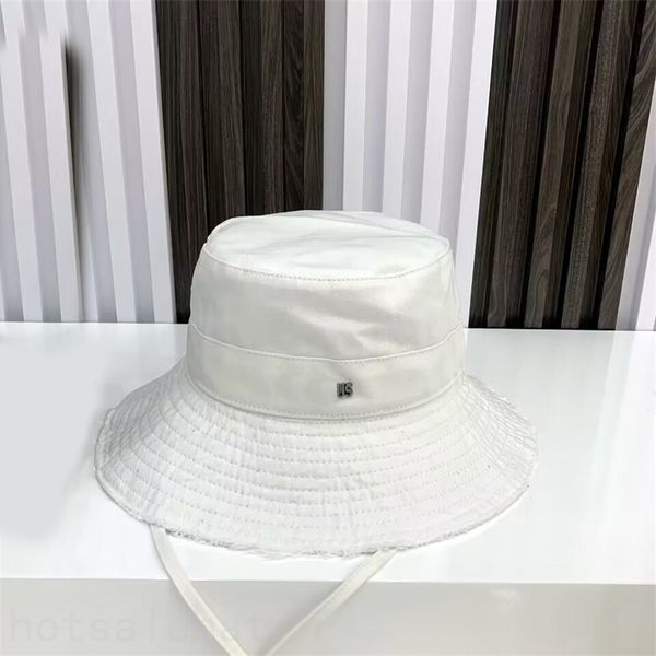 

metal letter designer bucket hat tassels frayed cappello outdoor fishing sun proof mens cap multicolor leisure fashion le bob luxury beach h, Blue;gray