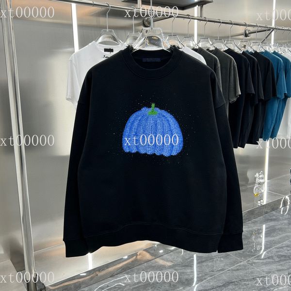 

mens designer sweaters hoodies famous hip hop men women hoodie street cotton loose fit sleeve sweatshirt womens casual round neck long sweat, Black;brown