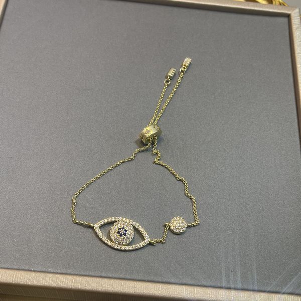 

jewelry designer charms for chain evil eye bracelet 18k gold plated, Black