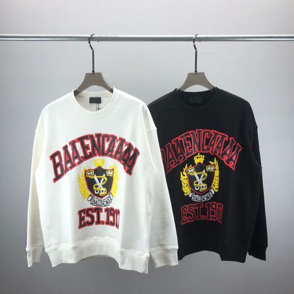 

men's plus size sweaters fashion men's and women's sweater letter jacquard student activism shirt autumn/winter 2023 new pull, Black;brown
