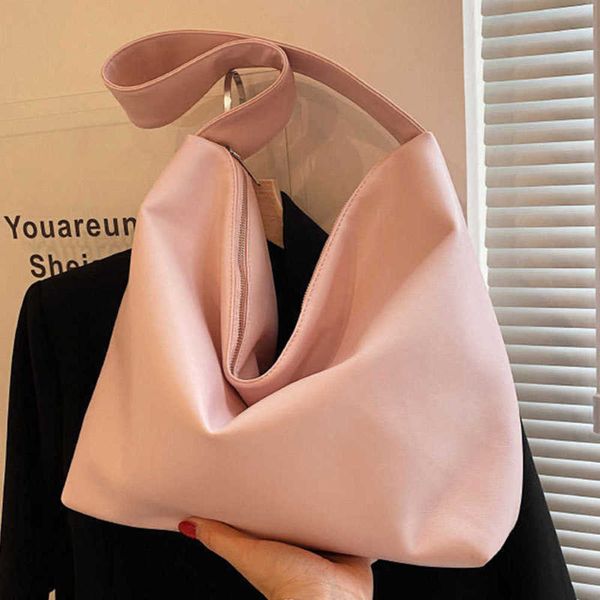 

barbiecoress handbag for women's bag 2023 new spring/summer solid color westernized underarm bag with mesh red temperament shoulder bag