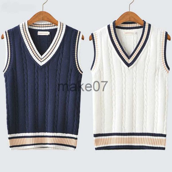 

men's sweaters sweater vest men thicken vneck sleeveless knitted sweaters vests striped retro preppystyle simple chic loose casual allm, White;black
