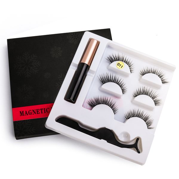 

false eyelashes 5 magnet eyelash magnetic liquid eyeliner tweezer set waterproof long lasting 230801