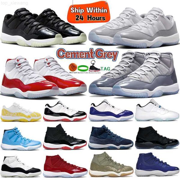 

jumpman 11 og 11s basketball shoes cement cool grey cherry dmp gamma blue yellow snakeskin 72- 25th anniversary concord bred pantone mens, Black