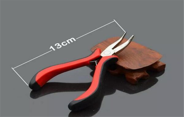 

480pcslot whole hair extension pliers hair extension tools straight and curved pliers hand tools 20170831045290738