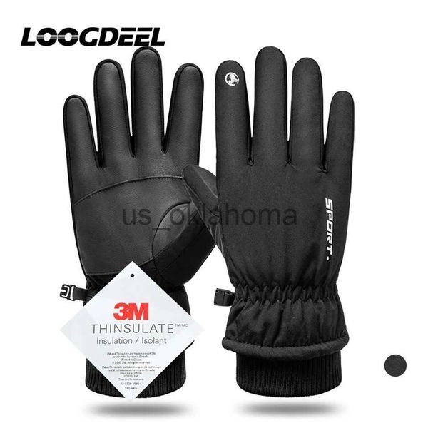 

ski gloves loogdeel winter skiing gloves touch screen warmth motorcycle snowboard cycling bike snow ski gloves waterproof windproof j230802