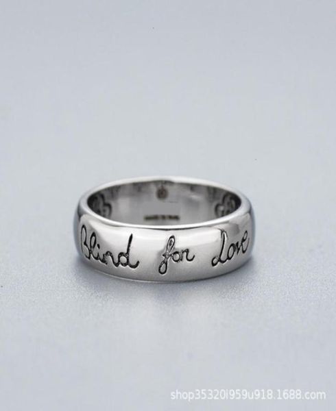

ring two g santique thai sier blind for love silver jewelry044364116555136