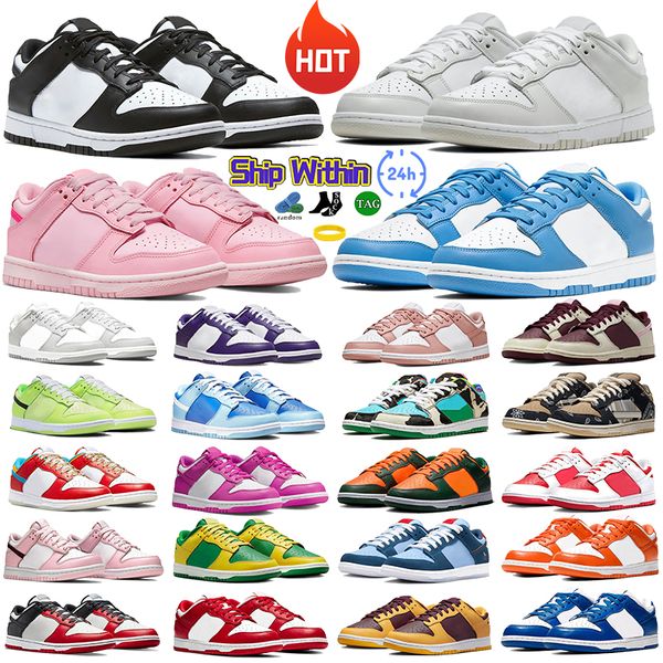 

white black panda mens basketball shoes designer shoe grey fog pn dust chunky unc triple pink rose whisper og sneaker men women platform low