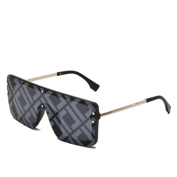

designer sunglasses for women and men fashion model special uv400 protection letters big leg double beam frame outdoor luxury design women s, White;black