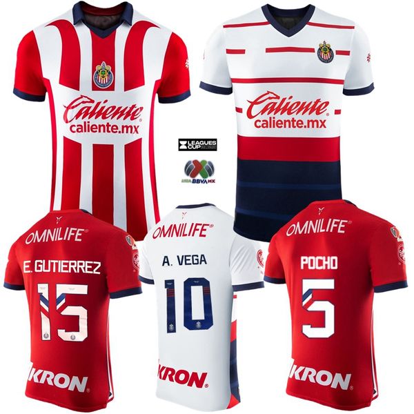 

2023 chivas de guadalajara jerseys 23 24 a.zaldivar calderon j.macias brizuela a.vega f. beltran home away alvarado hombre esports football, Black;yellow