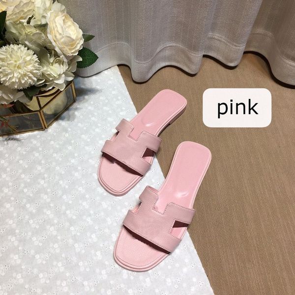 

designer slippers slides classic flat heel summer lazy fashion cartoon big head rubber flip flops leather slippers women's shoes sandal, Black